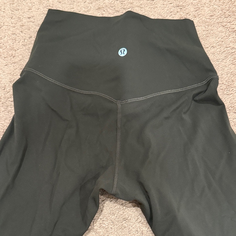 lululemon Green Capri Leggings
